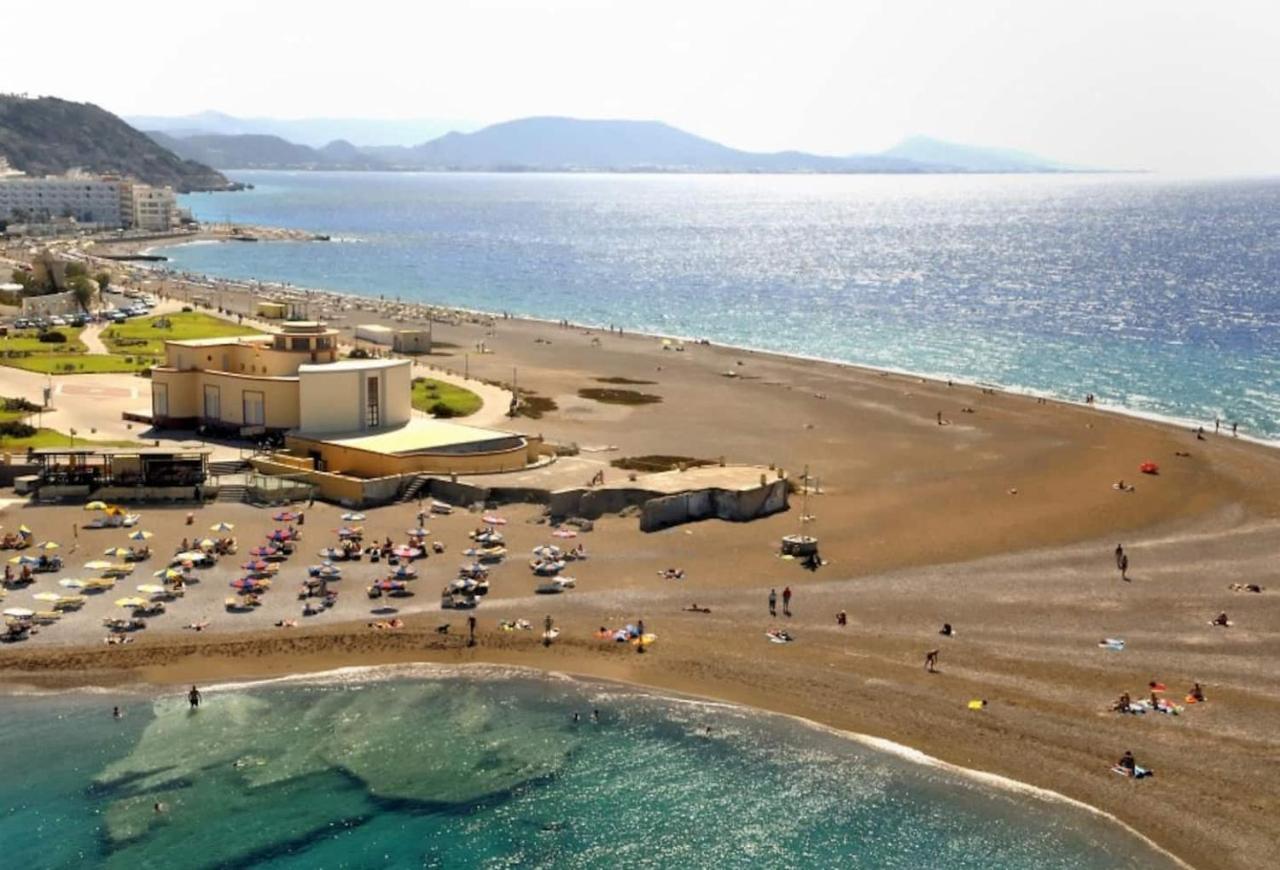 New Luxurious Apartment - 1 Minute From Elli Beach Rhodes City Exteriör bild